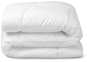 TEMPUR Luxe Duo-Decke, 135 x 200 cm, 333 GSM, besonders leichte und atmungsaktive Ganzjahresdecke, Weiß