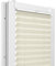 Fenster DEKOR - Plissee Klemmfix ohne Bohren Breite 80 cm x Höhe 120 cm - Fenster Plissees innen Ecru - Faltrollo blickdicht - Faltrollos einfach zu montieren - Blissett Rollo