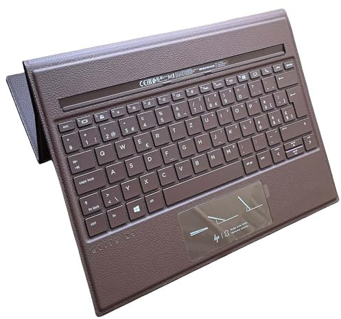 YIJIATech® for HP Elite X2 G4 Folio Keyboard HQ-TRE,71025 BOEBLINGEN,Germany RMN,HSN-C01K L67435-051 5ZP6ZAV#ABF (Brown for HP Elite X2 G4 Folio Keyboard SW)