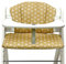 Blausberg Baby - Hauck Alpha Coussin d'assise Pour Chaise Haute Accessoires Pour Chaise Haute 100% Coton - Certifié Oeko-Tex Standard 100 - Fabriqué en Allemagne Happy Star - Jaune