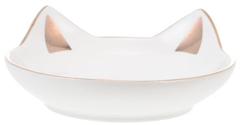 Zerodeko Keramik Teller Katzenmotiv Eleganter Cartoon-katzenform Servierteller Obstteller Geschirr Für Feiern Alltag Geschenkidee Praktische Keramikplatte