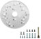 UYZO Dia 6-1/2 Router Base Plate with Letter-Marked Holes, Fits for Milwaukee, Porter Cable, Bosch, Craftsman, Dewalt, Hitachi, Makita, Ryobi (71369)