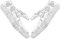 DIVINA VITAE Silber Pailletten Handschuhe Damen Glitzer Pailletten Tanzhandschuhe Klassische Maskerade Jazz Tanz Kurze Handschuhe Halloween Cosplay Anziehhandschuhe