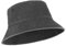 Zylioo Large Washed Cotton Bucket Hats for Big Heads,Sun Protection Fishing Hat Size L,Oversized Vintage Fisherman Outdoor Hats