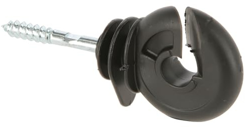 AKO Ringisolator 250St. inkl. Einschrauber, im Jumboeimer (mit breiter Drehauflage, geeignet für Litze/Seil und Band, Weidezubehör) 44314/2503E