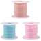 Bestewelry 30m 2mm Hollow Piping Cord PVC Tubular Synthetic Rubber Cord Tube Memory Wire for Knitting Craft Holding Stitches Jewelry Making