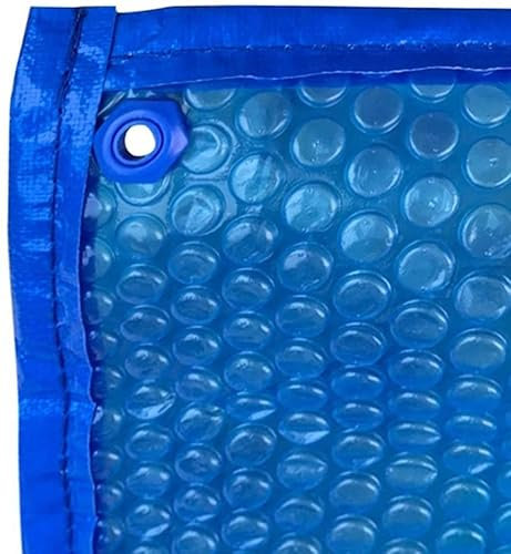 bâche Chauffage solaire Piscine Couvertures De Piscine Solaires À Bulles De 2 X 2 M, Bâche Hors Sol Robuste avec Œillets, Couvertures De Stockage De Chaleur Anti-poussière for Piscine, Jacuzzi, Spa