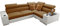 All4All Ecksofa mit Schlaffunktion Plato 282x205 cm - Sofa mit Bettkasten - Schlafsofa L-Form - Eckcouch - für 4 Personen - Wohnzimmer - Seite rechts - Gelb - 26