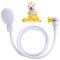 Bath Single Tap Shower Attachment with 1.3m Rubber Hose for Taps Hand Portable Handheld Shower Attachment Head Hose Spray Pet Showerhead for Dogs Pets Hair Washing Bath Kitchen Sink Mixer Tap