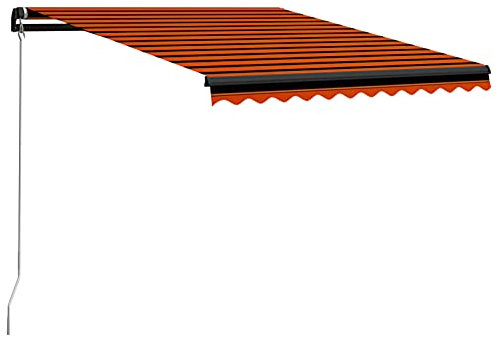 Tenda da sole a scomparsa manuale per giardino, esterno, 350 x 250 cm