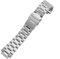 AXTGBHL Stahlarmband Passend Fit For Timex T2n720 T2n721 T2n739 T49859, Doppelt Gefaltetes Armband Mit Massivem Stahlband, 16 Mm(Single silver)