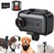 Collar para mascotas, cámara 2K con tarjeta SD de 64 GB, gran angular de 150°, recargable por USB, para perros y gatos