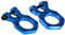 Dickly 2Pcs RC Metal Tow Hook Crawler Trailer Tow Hooks for 1/10 Scale Crawler Car Truck RC Decoration Accessories Replecement, dark blue