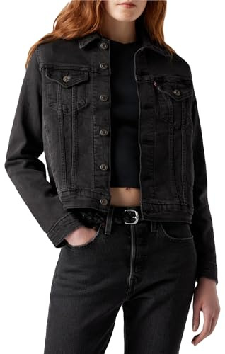 Levi's Femme Original Trucker, Black Lilly, XXS