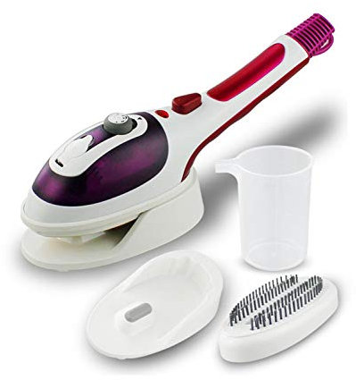 GFHN Mini travel iron foldable and portableLightweight and compact hand-held steamer, suitable for all fabrics and indoor textilesPurple