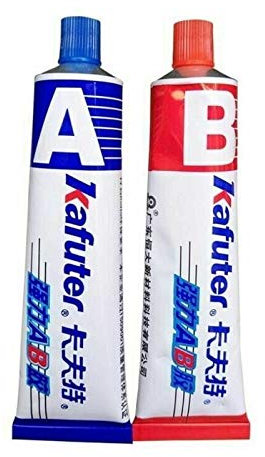 Agent de réparation en métal magique, colle de soudure miracle de colle de roulette colle forte adhésive AB de fixation rapide