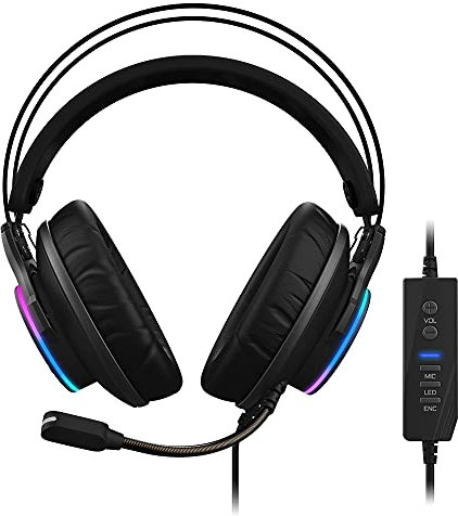 Gigabyte AORUS H1 écouteur/Casque Écouteurs Arceau USB Type-A Noir