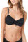 Goldenpoint Bikini Donna Costume Reggiseno a Triangolo Tinta Unita, Nero, Taglia 6