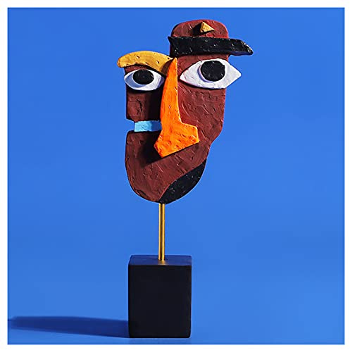 Tauzveok Moderne Kunst Statuen und Skulpturen Dekofigur Damen Verzierung für Möbel Deko Wohnzimmer Skulpturen Harz Ornamente Kunsthandwerk (B 11 * 5 * 25cm)