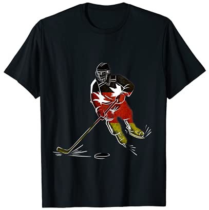 Eishockey Spieler Deutschland deutscher Eishockeyspieler T-Shirt