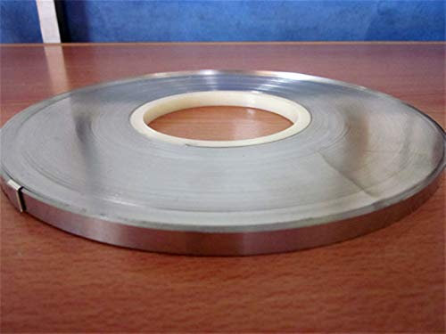 Tuanie Lnanqing-kupferfolienband 10 Meter/Roll 0,1 * 6mm Reine Nickel-Platten-Riemenstreifen 99,96% Blätter für Batteriefleckschweißen, Sicher und hochwertig