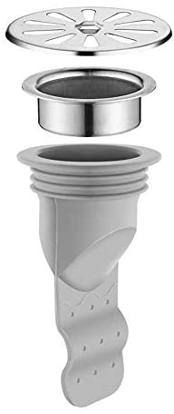 CENPEK Steel Ring Shower Floor Drain Backflow Preventer Silicone Deodorant Pipe Filter One Way Drain Valve Sewer Core