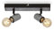 Briloner Leuchten - Deckenspot, schwenkbare Deckenlampe, Deckenleuchte, 2x E27 Fassung, Silver-Crafted, 300x50x110 mm