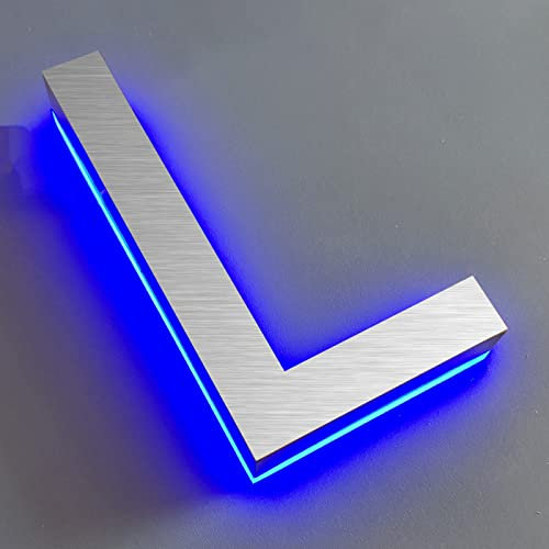 Targhe Con Numero Civico Per Indirizzo di Casa Illuminate 18 Grandi Targhe Con Numeri Civici Retroilluminati A LED Per Parete Insegne Luminose Per Indirizzi Per Esterni