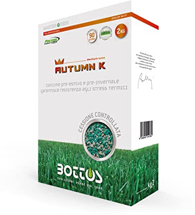 Bottos, Concime granulare Autumn K, antistress pre-invernale per la resistenza agli stress termici (2 Kg)