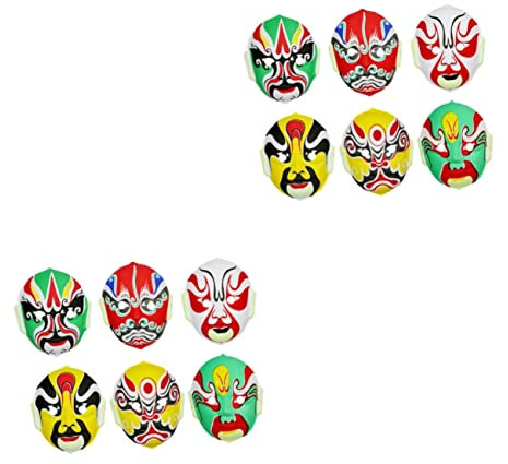 Toyvian Halloween-Maske 12 Stk Oper Cosplay Halloween-accessoires Party Kleidung Kind Gewidmet Japanische Accessoires