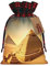 ZISHAK Ägyptische Pyramide in Wüste, Stoff-Geschenktasche, zart gestylt für besondere Anlässe, ideal für Festivals, Jubiläen
