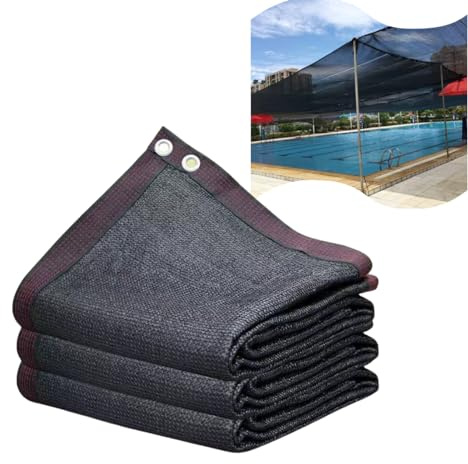 Rechteckiges Poolnetz, Poolschutz vor Blättern und Schmutz, rechteckige Poolabdeckung, Poolabdeckung(5x10m)