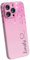 EKAM Personalised Phone Case for iPhone - Marble Glitter Fully 3D Printed Fashion Stylish Custom Name With Heart Shockproof TPU Bumper back Cover (Pink, iPhone 7/8 / SE 2020 / SE 2022)