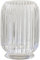 Supercap Glass Clear Toothbrush Cup Holder | Clear Tumbler Makeup Brush & Toothbrush Holder for Bedside Table, Bathroom, Vanity (white)