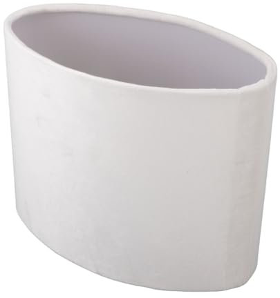 Lint Ovaler Lampenschirm, Moderner Stil, E27, E14, Universell Einsetzbar, für Tischlampe, Stehlampe, Lesen und Entspannen, Dekorativer