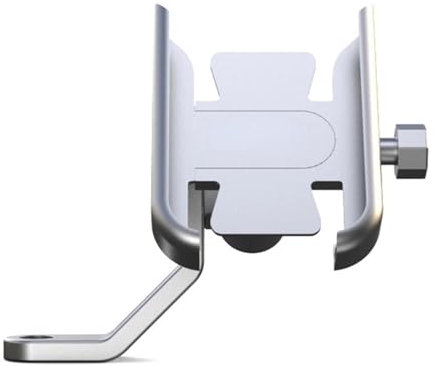 Generisch Motorrad-Telefonhalter Motorrad Handy Halter GPS Navigator Rückspiegel Lenker Halterung Für Honda Für Forza 125 250 300 350 750 Motorrad-Navigationshalterung(M sliver)