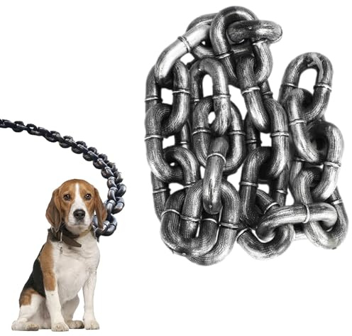 Hundeleine Kette Lustig | Kettenhundeleinen | Kettenleinen Für Große Hunde | 2M Hundeleine Große Hunde | Welpenketten Großes Hundese | Stoßdämpfende Hundeleine | Hundetrainingsleinen Hund