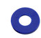 100 Stück 3mm×10mm×1mm Blau Unterlegscheiben aus Kunststoff, Unterlegscheiben aus Nylon
