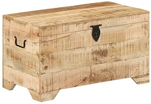 Iiaky Truhe Massivholz Mango Truhen Sitztruhe Wooden Box Stauraum Boxen Truhe Mit Stauraum