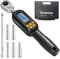 GROWNEER Digital Torque Wrench, 2.2-44.3 Ft-lbs/3-60 nm, 3/8'' Drive Rachet Torque Wrench with Buzzer & LED Indicator, Spark Eectronic Wrench Set for Car Auto Repair Motorcycle