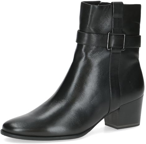 CAPRICE Damen Stiefeletten aus Leder mit Blockabsatz