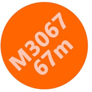 Zeqeey Filo di ricambio per decespugliatore a forma di stella, resistente, diametro 3 mm, lunghezza 67 m, in nylon spesso e resistente, per tagliare il giardino
