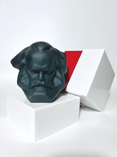 Spardose Karl Marx schwarz matt