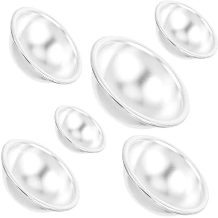 BESPORTBLE 6stücke Metall Badekugel Formen Kuchenbackformen Kerzenherstellungsformen Diy Eiscremeformen Seifenherstellungsformen Bastelformen