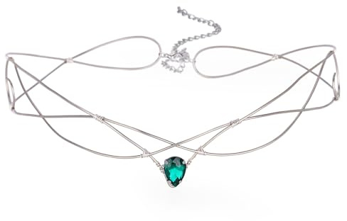 PartyforU Elfenkrone, Kopfschmuck für Hochzeit, mittelalterliche Elfen, Kreis für Renaissance, keltisches Kostümzubehör
