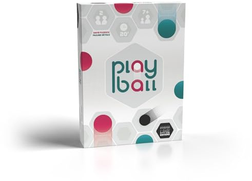 Playball Brettspiel für 2 Spieler, ab 7 Jahren, von Nice Game Publishing, 12 x 3 cm, ohne Batterien