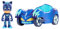 Simba 109402084 - PJ Masks Catboy mit Katzenflitzer mit Superhelden Action Figur Fahrzeug 15cm groß Figur 8cm groß, für Kinder ab 3 Jahren Blau