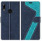 MOBESV Phone Cover For Huawei P Smart 2019 6.21, Flip Wallet Case for Huawei P Smart 2019 Phone Case, Dark Blue/Light Blue