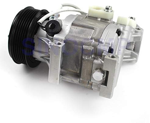 SINOCMP 6PK AC Compressor 447220-6361 447220-6362 Compresor de Aire Acondicionado para Toyota Yaris 1.3 1.5 SCSA06C, 3 meses de garantía