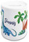 GRAZDesign Spardose Kinder Jungen mit Namen Dino Dinosaurier, Geldgeschenk personalisiert zur Einschulung, Taufe, Geburtstag, Weihnachten, Sparschwein